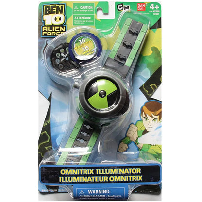 Ben10 Omnitrix Watch – Kids Action Figure Toy Watch with Ben 10 Figurines, Cartoon Children’s Watch for Christmas Gifts