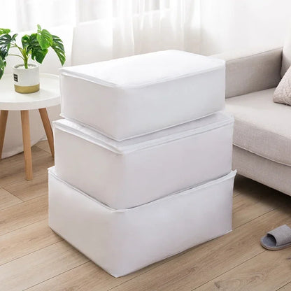 Large Waterproof Clothes Storage Bag – Dustproof Quilt & Wardrobe Organizer, Foldable Luggage Closet Storage Solution