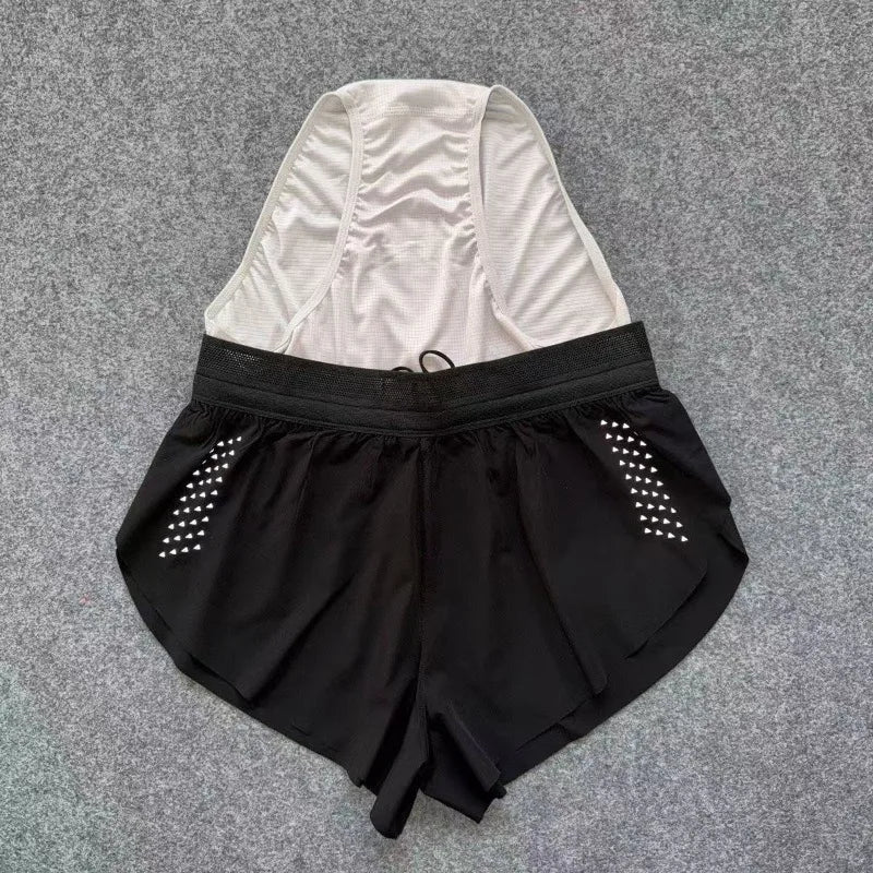 Men’s Lined Running Shorts - Lightweight Outdoor Sports & Beach Training Pants