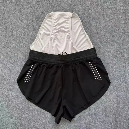 Men’s Lined Running Shorts - Lightweight Outdoor Sports & Beach Training Pants