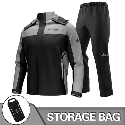 Motorcycle Raincoat Suit - Rainstorm Prevention Jacket & Pants, Camping, Hiking, Fishing, Moto Rain Gear for Riders