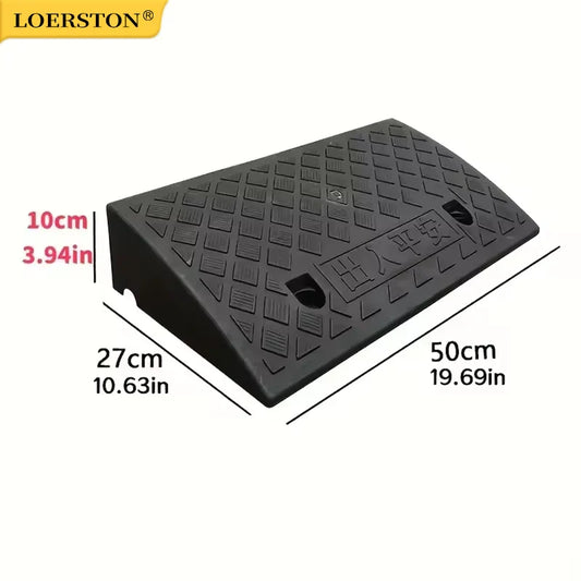 Portable Non-Slip Access Ramp 10cm – Durable Threshold Ramp for Cars, Motorcycles, Wheelchairs & Pets, Heavy-Duty Support Board