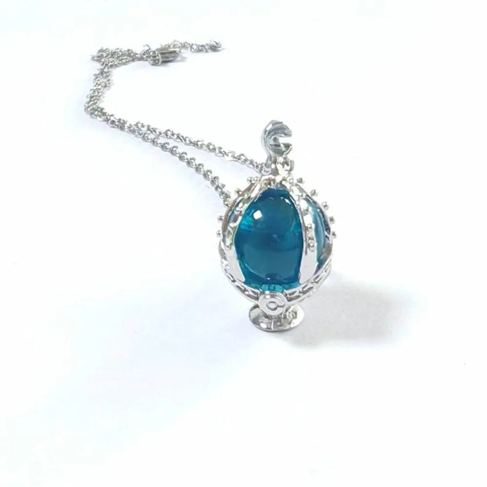 Puella Magi Madoka Magica Cosplay Necklace – Kaname Madoka & Akemi Homura Soul Gem Crystal Pendant Choker Jewelry