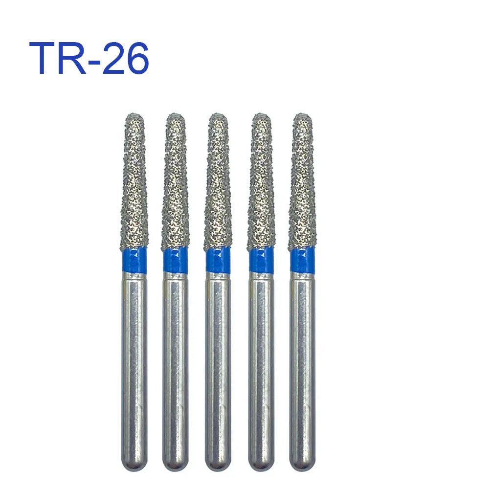5pcs FG Dia 1.6mm Dental Drills – High-Speed Handpiece Diamond Burs for Teeth Whitening