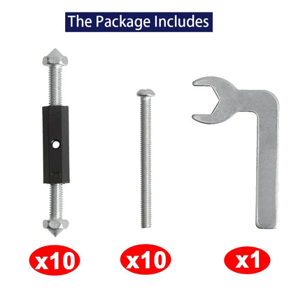Wall Switch Socket Cassette Repair Tool | Adjustable Screws Support Rod with Wrench for 86/118 Type Electrical Accessories
