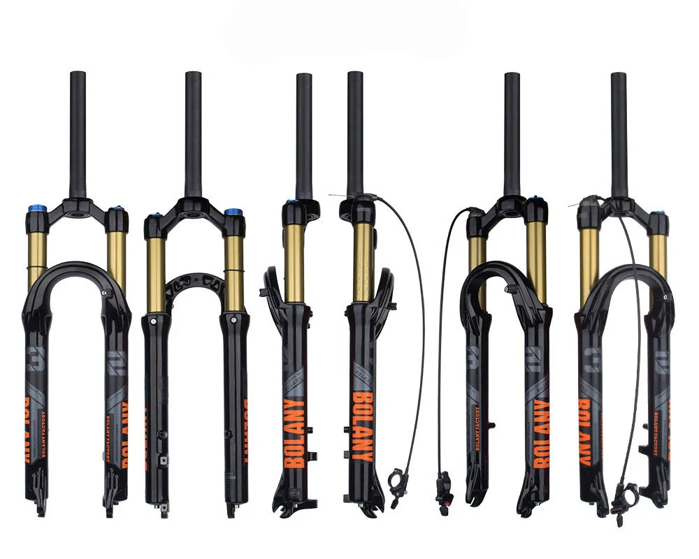 BOLANY Mountain Bike Fork – 29 Inch MTB Air Suspension, Shock Absorbing Fork for Downhill & MTB Bikes