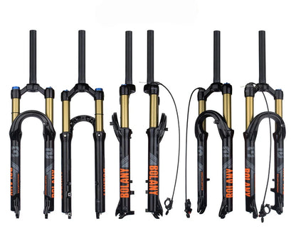 BOLANY Mountain Bike Fork – 29 Inch MTB Air Suspension, Shock Absorbing Fork for Downhill & MTB Bikes
