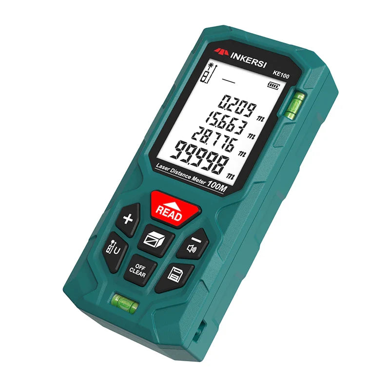 INKERSI Laser Rangefinder Digital Tape Measure 40M/70M/120M High Precision Distance Meter