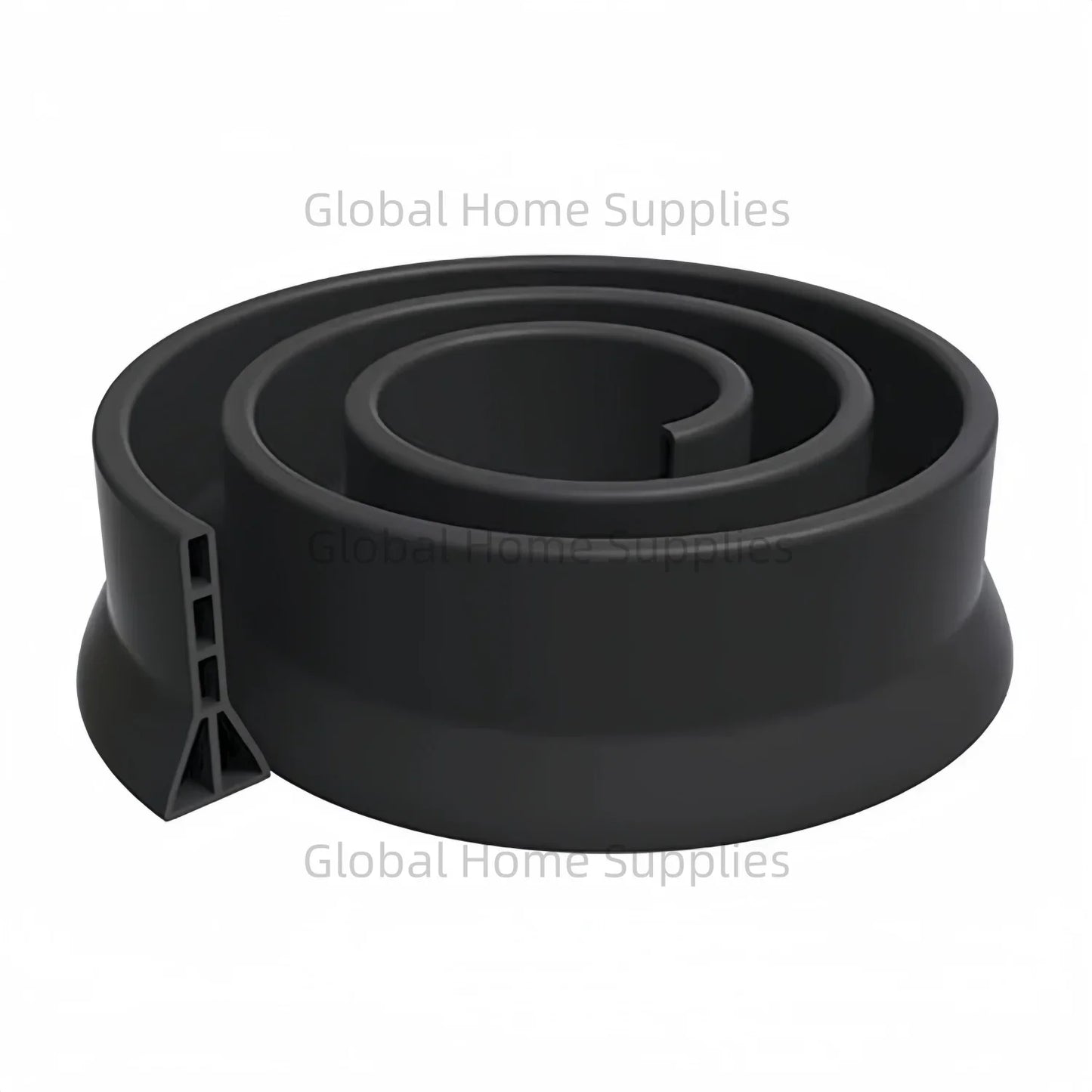 Upgraded 4” / 10cm Collapsible Shower Threshold Water Dam – Bathroom Barrier for Dry & Wet Separation