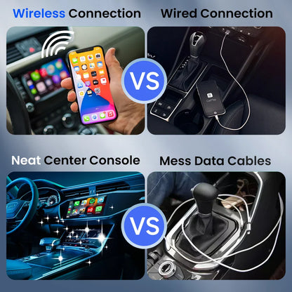 Carlinkit Mini 5 Pro Wireless Adapter — CarPlay & Android Auto Upgrade for Car Intelligent Systems, WiFi FOTA Portable