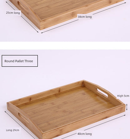 Rectangular Bamboo Tray – Household, Restaurant & Hotel Satchel Serving Tray