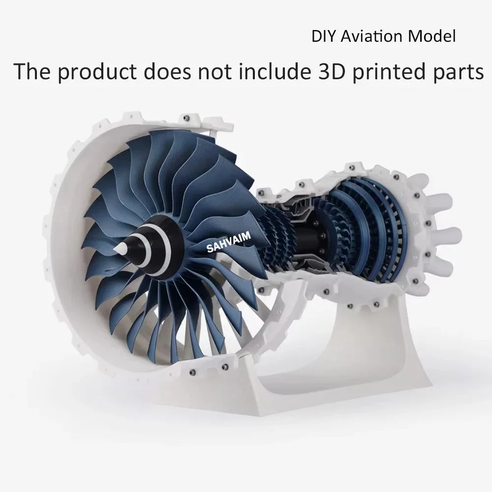 Bambu Lab 3D Printing DIY Creative Model – Wireless Mouse, Aviation Engine, LED Light Kit 001 for 3D Printer