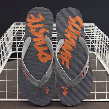 Men’s Summer Flip Flops – Lightweight Anti-Skid Outdoor Beach Slippers for Casual Wear