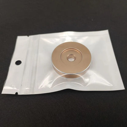 45 RPM Aluminum Adapter — Dome 7-Inch Vinyl Record Converter for All Turntables