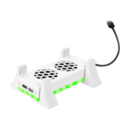 Xbox Series S Console Cooling Fan Holder — 3-Gear Adjustable Cooling System with Color Lights
