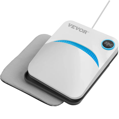 VEVOR Portable Heat Press Machine - 9x9/12x10 Inch, DIY Shirt Printing, Multifunctional Sublimation Transfer for HTV Vinyl, T-Shirt & Bag