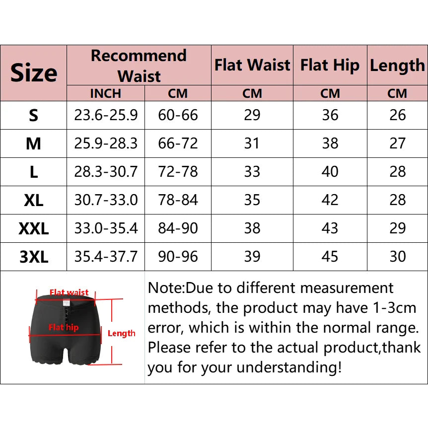 Butt Lifter Panties - Open Booty Shorts, Tummy Control Hip Enhancer, Wedding Underwear, Ass Push-Up Shapewear