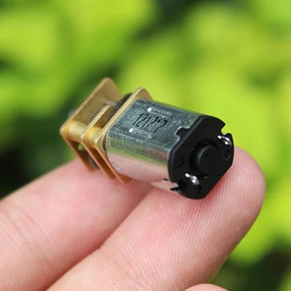 Mini N20 Gear Motor - 3V-12V Full Metal Gearbox DC Motor with High Torque for DIY Robots