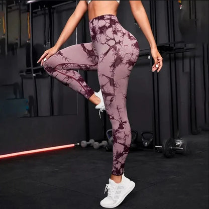 Women’s High-Waist Yoga Pants — Seamless Push-Up Sport Leggings for Fitness, Workout & Gym Wear
