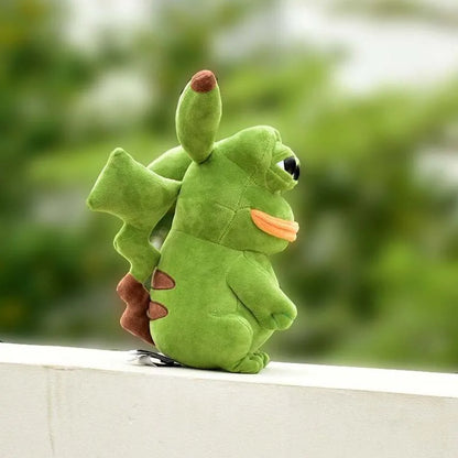 23cm Pikachu & Sad Frog Plush Toy – Kawaii Pokémon Cosplay Pillow Gift