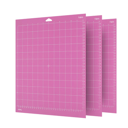 12x12 Cutting Mat for Cricut – Standard, Light, Strong & FabricGrip for Explore Air, Air 2, One