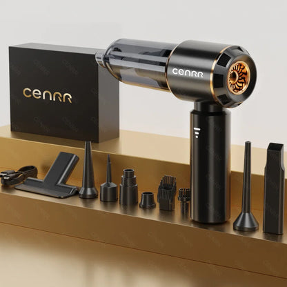 CENRR 360000PA Mini Cordless Car Vacuum Cleaner – Powerful Handheld Portable Wireless Cleaning Machine