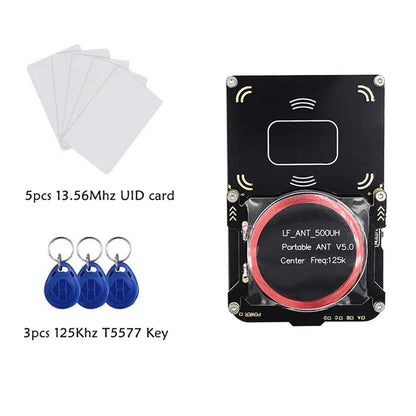 Proxmark3 PM3 Rdv 5.0 Kit – RFID Smart Chip T5577 Card Writer, 13.56MHz NFC Key Copier, IC ID Reader & Programmer Duplicator