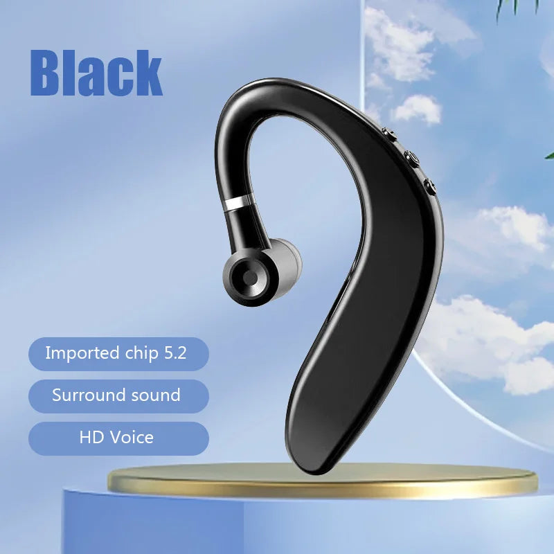 S109 Single-Ear Wireless Bluetooth Headset – HIFI Noise Cancelling Headphones for Business, Driving & Sports