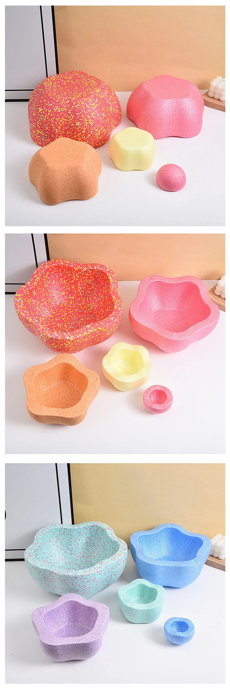 Foam Balance Stepping Stones for Kids – Sensory Integration Training Toys, Outdoor Sports Games & Touch Development Equipment