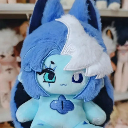 20cm Black Shadow Milk Cookie Plush Doll — Kawaii Cotton Cosplay Toy from Cookie Run Kingdom, Soft Plushie Gift