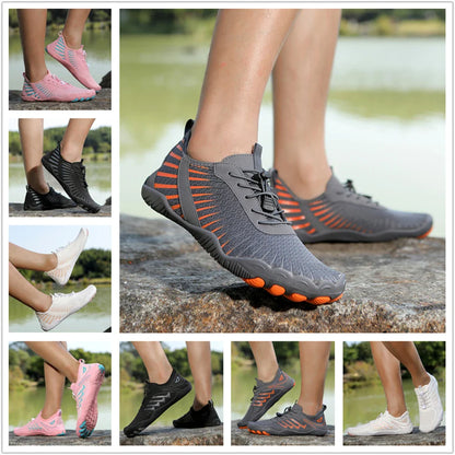 Unisex Aqua Water Shoes – Anti-Slip Quick-Dry Barefoot Sneakers for Beach, Swimming, Wading & Outdoor Activities