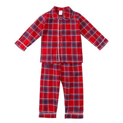 2025 Kids Christmas Pajama Set – Velvet Long Sleeve Sleepwear with Pants