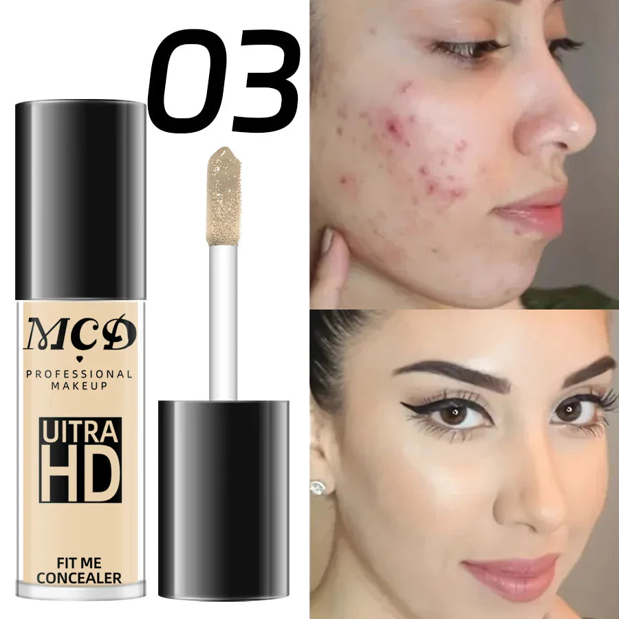 9-Color Matte Foundation Cream – Waterproof, Moisturizing Liquid Concealer for Full Coverage Professional Face Makeup