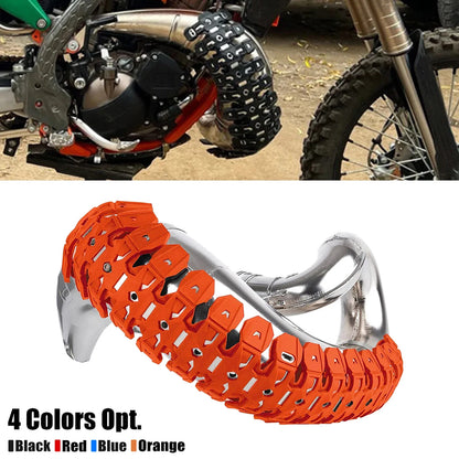 NICECNC Exhaust Heat Shield – 60CM Muffler Protector for KTM EXC 250/300, SX 125, XCW 300, Beta RR 300 & Husqvarna TE 300