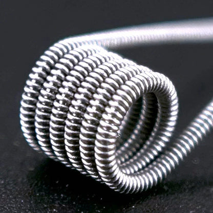21-Pack PreMade 3mm Resistance Wire Coils — Jaw Clips, Springs, A1/SS316L/Ni80 for Vaping Builds