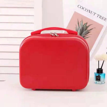 14 Inch Mini Women’s Carry-On Suitcase – Short Trip Travel Luggage & Makeup Bag