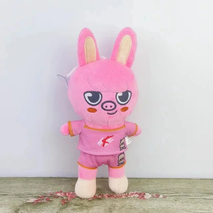 20cm Kawaii Skzoo Plush Toy Set – 8pcs Cartoon Stuffed Animals for Kids, Room Decor & Gifts