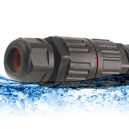 IP68 Waterproof Wire Connector Junction Box – 2/3/5 Pin Quick Push-In Terminal for 4-10mm Outdoor Cables