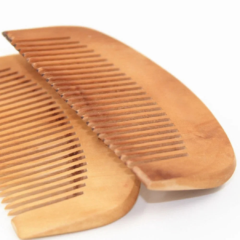 Anti-Static Engraved Wooden Hair Comb – Eco-Friendly Stylish Grooming Comb for Daily Use