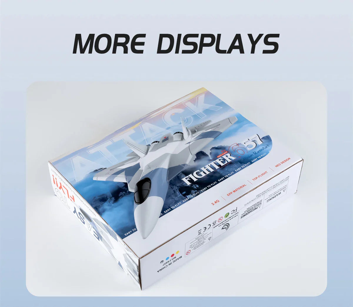 RC SU-35 Foam Fighter Jet – 2.4G Remote Control Glider Airplane Toy for Kids & Boys