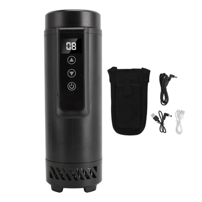 Insulin Pen Cooler Box with LED Temp Control – Holds 5 Pens, Mini Travel Medication Cooler for Diabetics, Car Insulated