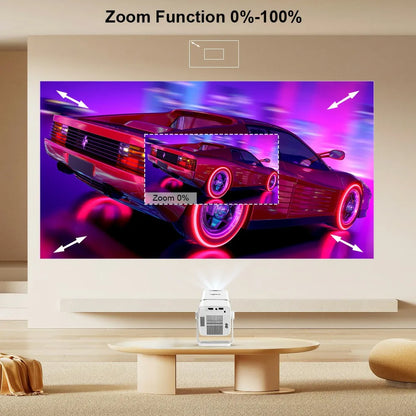 ThundeaL TD80W 4K Full HD Projector - Android WiFi 3D Home Theater, Portable Beam for Movies & Meetings (PK HY320)