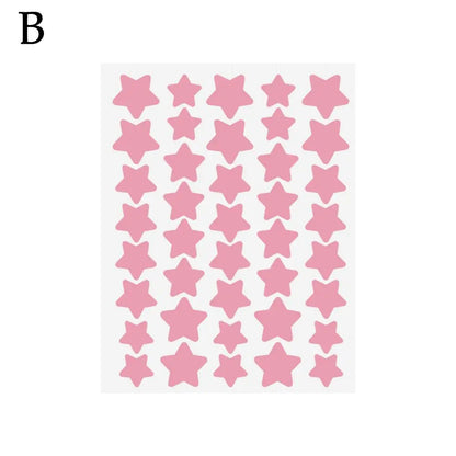 Colorful Star-Shaped PE Pimple Patches – Invisible Acne Spot Stickers for Skin Care and Makeup Concealer