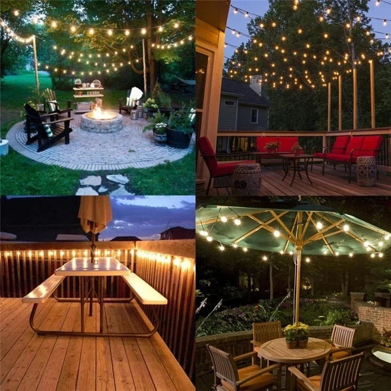 10M USB/Battery-Powered Ball LED String Lights | Waterproof Outdoor Garland for Wedding, Garden, and Christmas Decor | Fairy Lights