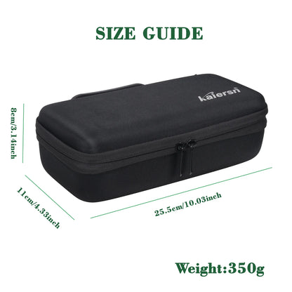 Golf Ball Storage Box & Glove Holder - Accessory Protect Case with Tees, Divot Tool, Valuables Pouch & Hook