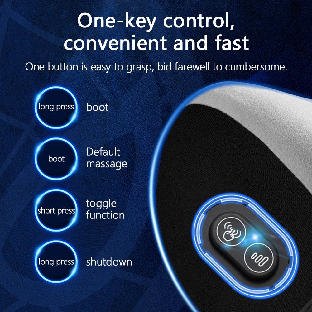 Electric Car Lumbar & Neck Massage Pillow | Single Headrest Vibration Cushion for Seat Support