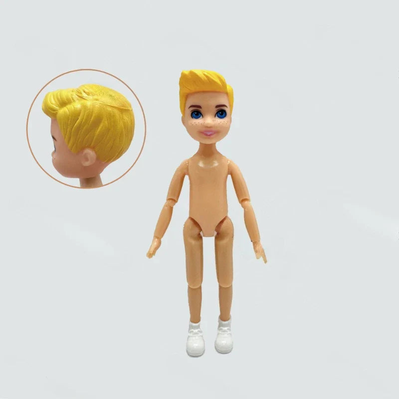 5-Inch / 15cm Little Doll — Normal Skin Girl Dress-Up Toy Gift for Children