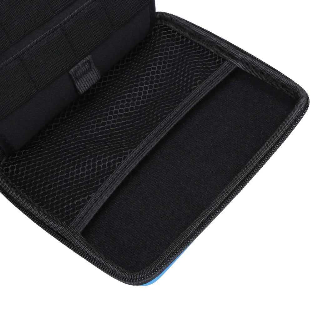 Hard EVA Storage Case for Nintendo 2DS — Protective Zip Holder for Game Cards, High-Quality Game Card Storage Box