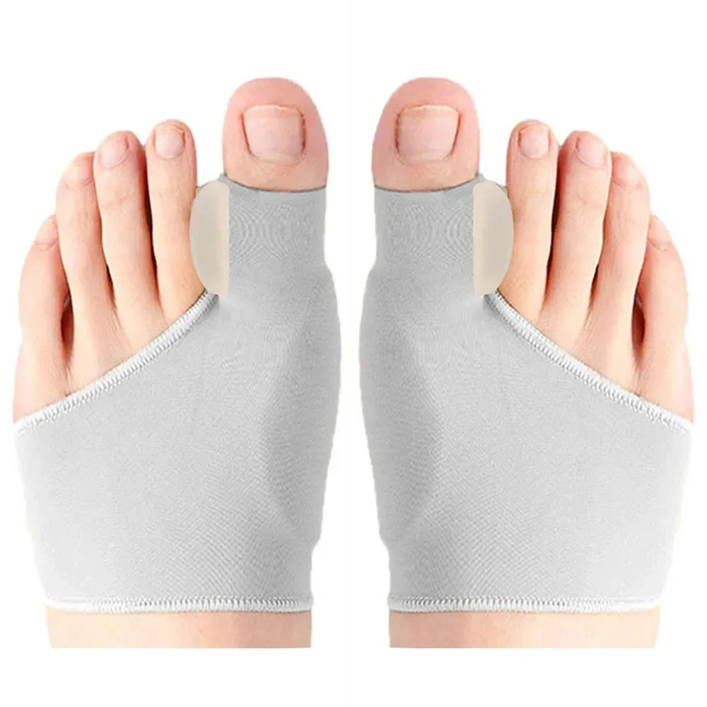 2PCS Toe Separators & Hallux Valgus Bunion Corrector – Foot Bone Adjusters, Pedicure Sock Straightener, Orthotics Correction Tools