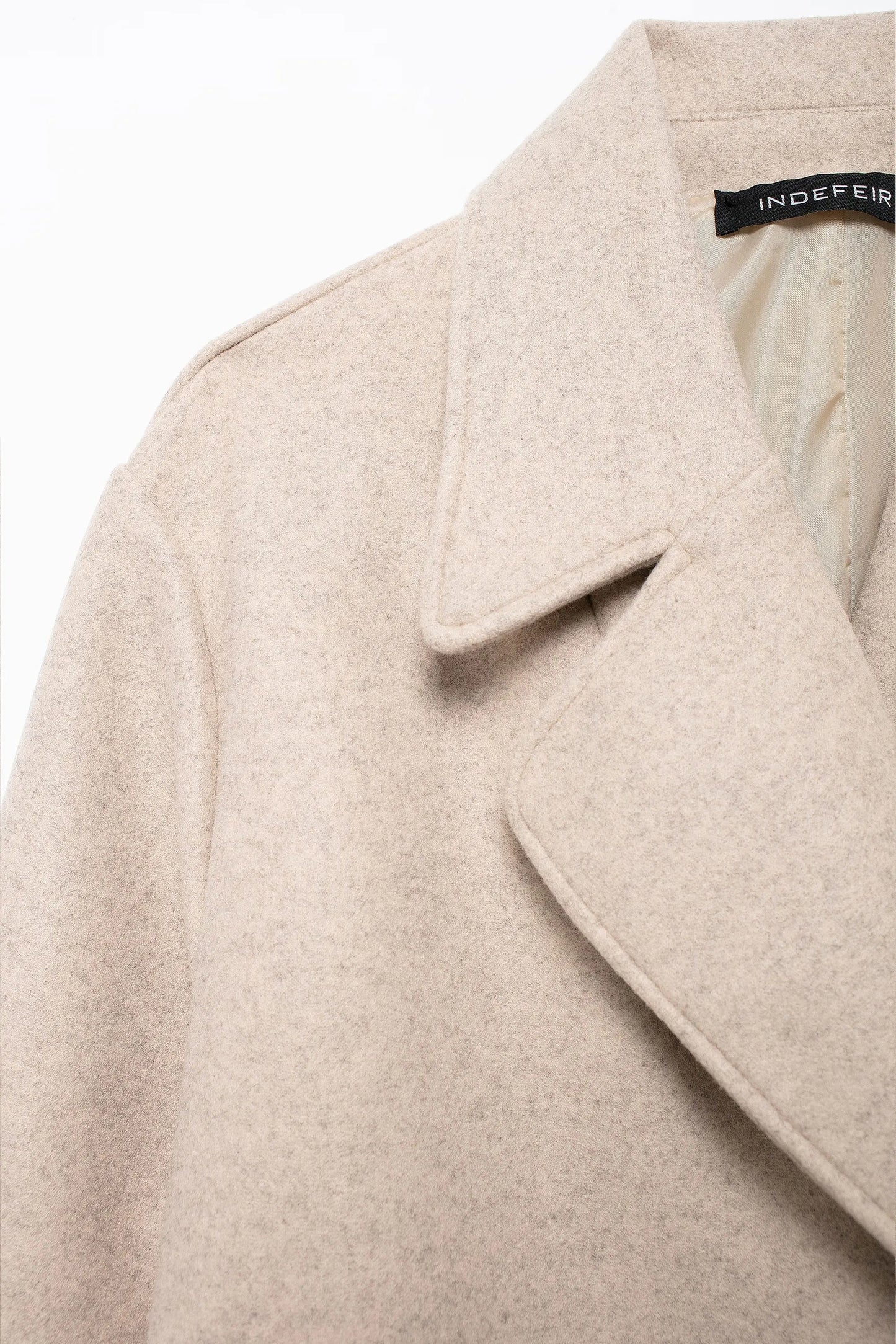 TRAFZA 2024 Women’s Autumn Loose Coat – Lapel Double-Breasted Long Sleeve Trench Jacket, Winter Warm Vintage Outerwear